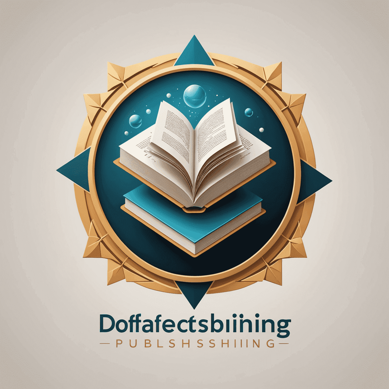 Dfas Publishing logo featuring a stylized book and digital elements, representing the fusion of traditional publishing and modern Dfas technology